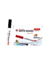 WHITE BOARD MARKER - BULLET TIP - BLACK COLOR -  (12Pcs/PKT) - (Office Mate) - 220299